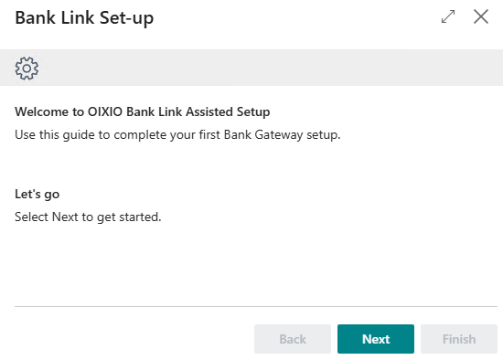Assisted setup